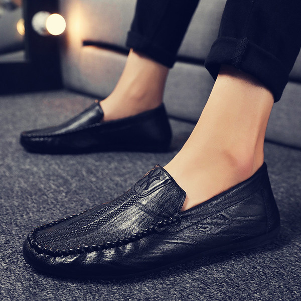 Κομψά έκο δερμάτινα  ανδρικά μοκασίνια