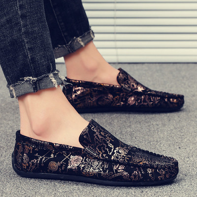 Ανδρικά μοκασίνια με τύπωμα