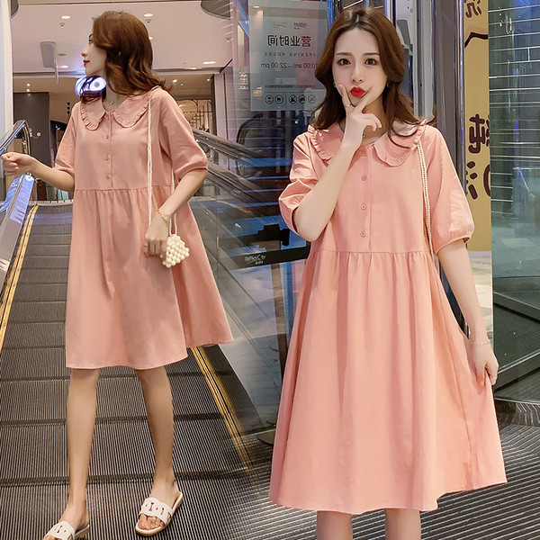 Casual haljina za trudnice model kroja sa 3/4 rukavima