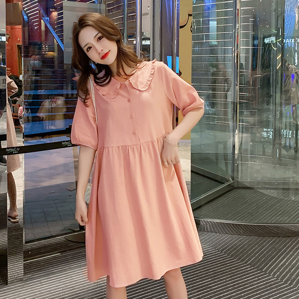 Casual haljina za trudnice model kroja sa 3/4 rukavima