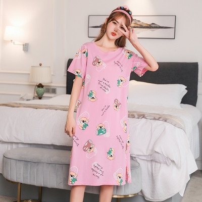 Hálóruha terhes nők számára, rövid ujjú és felhordással