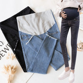 Дамски дънки за бременни жени Slim модел с 9/10 дължина