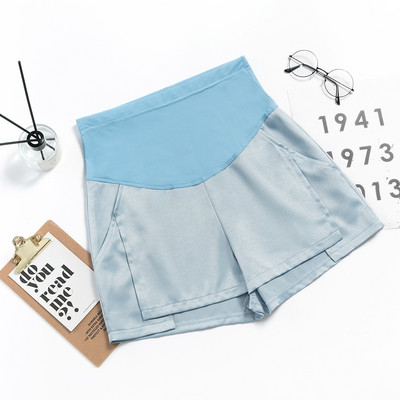 Moodsad reguleeritava vöökohaga lühikesed püksid rasedatele