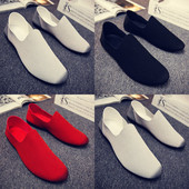 Férfi mokaszinok öko velúrból - sima modell