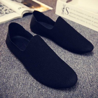 Férfi mokaszinok öko velúrból - sima modell