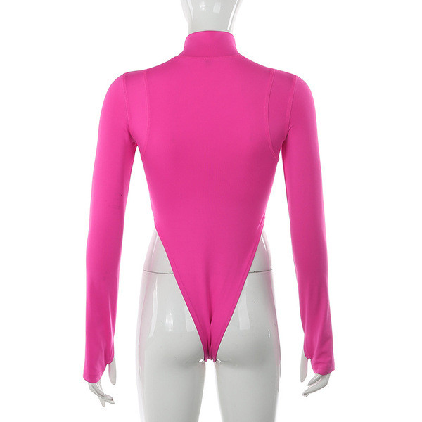 Női modern rózsaszín body felirattal