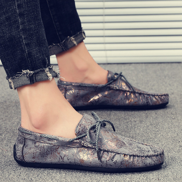 Ανδρικά μοκασίνια με κορδόνια