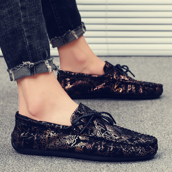 Ανδρικά μοκασίνια με κορδόνια