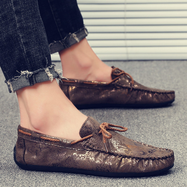 Ανδρικά μοκασίνια με κορδόνια