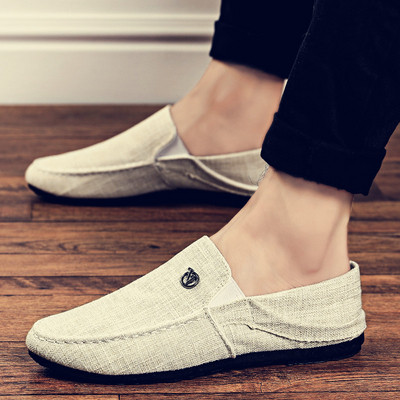 Alkalmi textil mokaszinok fém elemmel