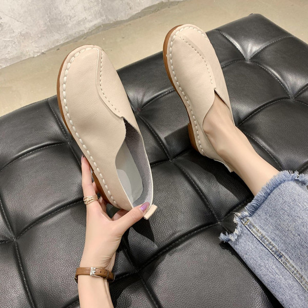 Γυναικεία ρετρό μοκασίνια από οικολογικό δέρμα