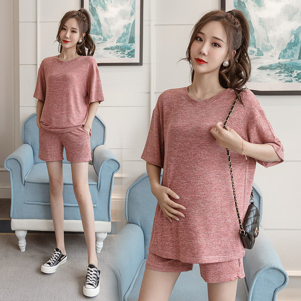 Καλοκαιρινό σετ για εγκύους σε δύο μέρη