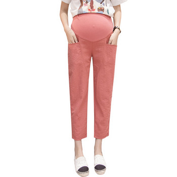 Casual ίσιο παντελόνι για έγκυες γυναίκες με μήκος 9/10