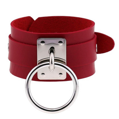 Ανδρικό βραχιόλι καθημερινό με μεταλλικό στοιχείο από οικολογικό δέρμα