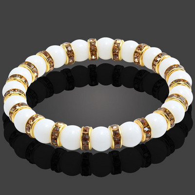 Ανδρικό βραχιόλι με διακοσμητικές πέτρες