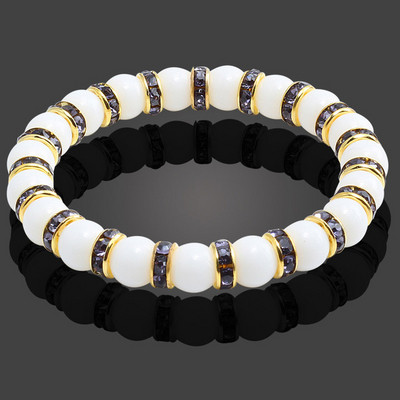 Ανδρικό βραχιόλι με διακοσμητικές πέτρες