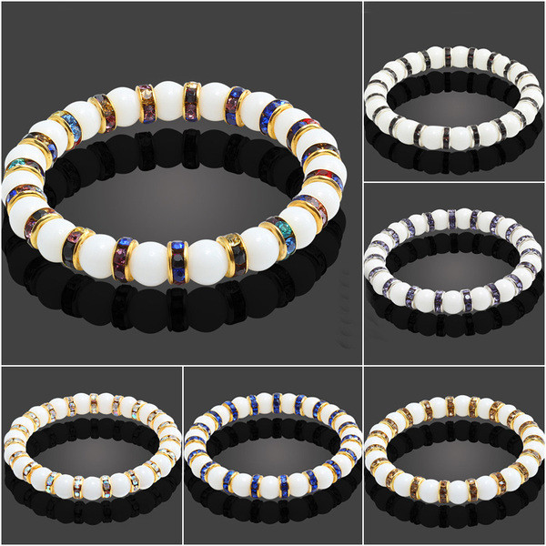 Ανδρικό βραχιόλι με διακοσμητικές πέτρες