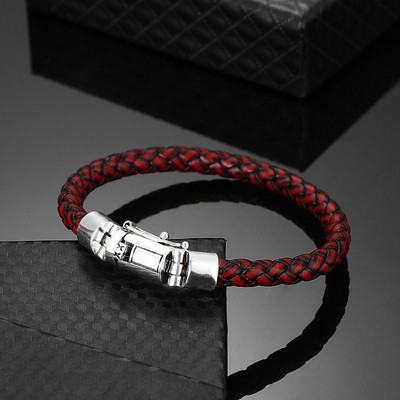 Ανδρικό βραχιόλι με μεταλλικό κούμπωμα