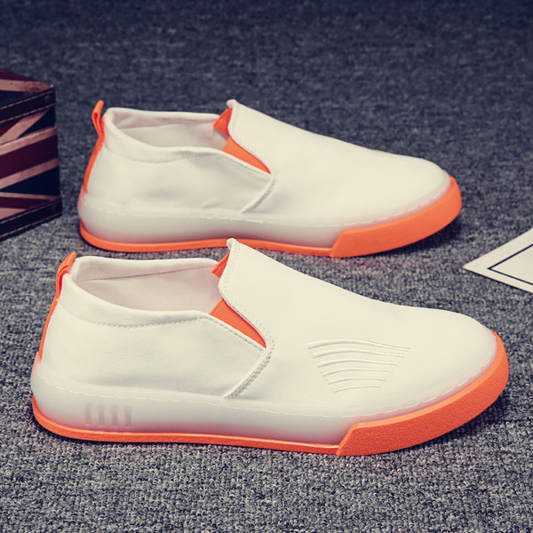 Ανδρικά μοκασίνια με χρωματιστή σόλα