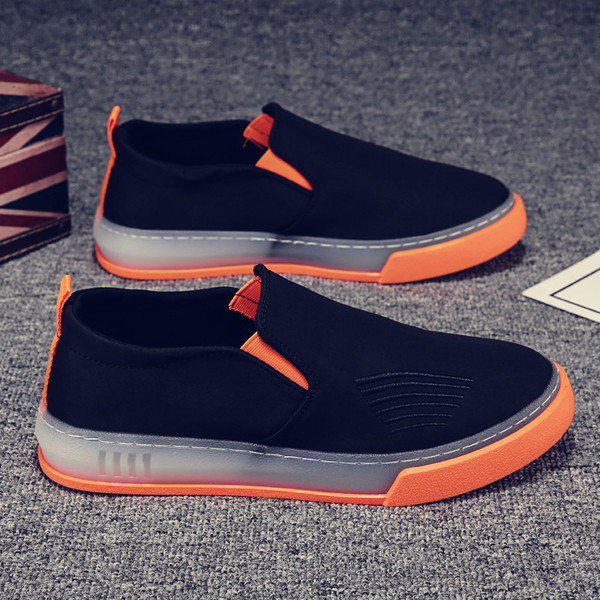 Ανδρικά μοκασίνια με χρωματιστή σόλα