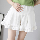 Divatos rövidnadrág fürtös terhes nők számára