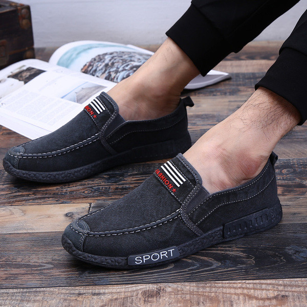 Ανδρικά μοκασίνια με επιγραφή