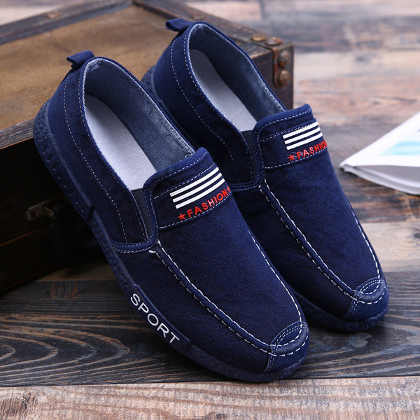 Ανδρικά μοκασίνια με επιγραφή