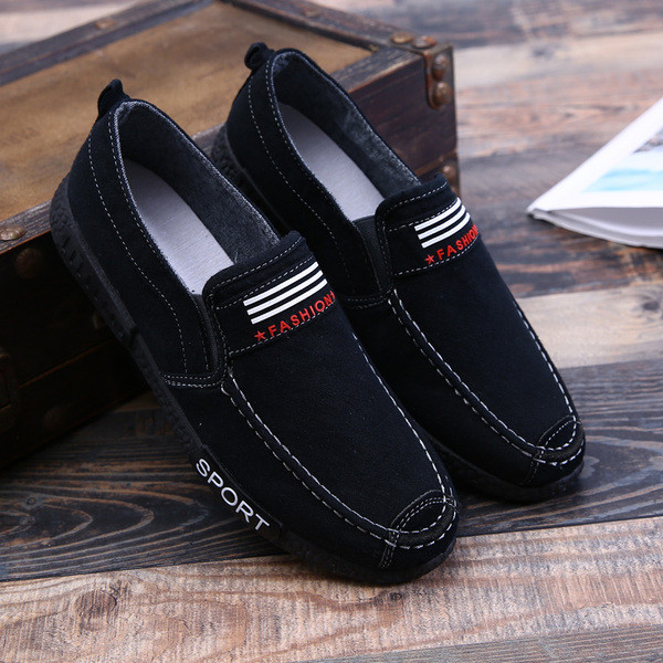 Ανδρικά μοκασίνια με επιγραφή