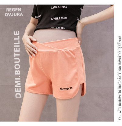 Casual σορτς για έγκυες γυναίκες με επιγραφή