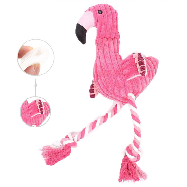 Βελούδινο παιχνίδι για σκύλους φλαμίνγκο