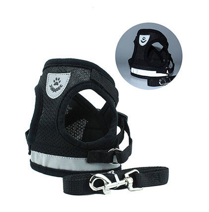 Reguliuojamas šviesą atspindintis pavadėlis katėms ir šunims