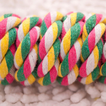 Играчка за куче-цветно въже 