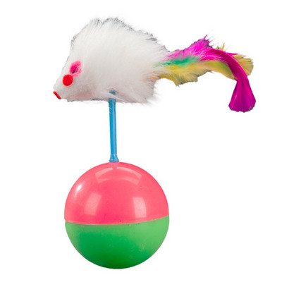 Plastmasas bumba spēlēšanai - kaķiem