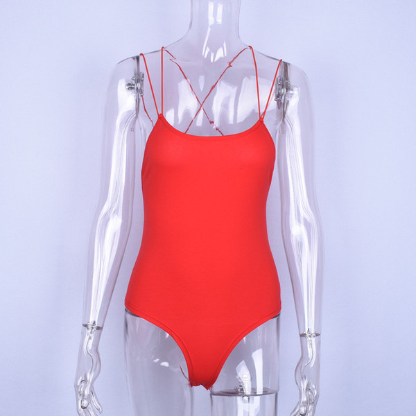 Γυναικείο καθημερινό κορμάκι με λεπτούς ιμάντες