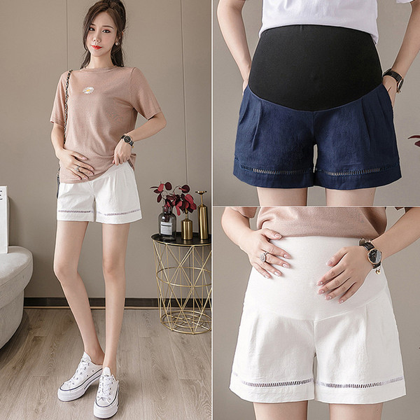 Μοντέρνα σορτς για έγκυες γυναίκες με ρυθμιζόμενη μέση