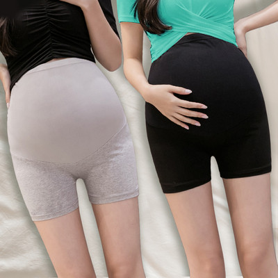 Napi rövid leggings terhes nők számára magas derékkal