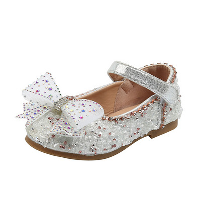 Μοντέρνα παιδικά παπούτσια με πέτρες και λουράκια