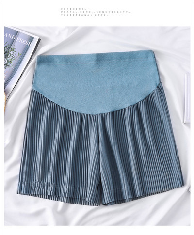 Casual σορτς για έγκυες γυναίκες φαρδύ μοντέλο με υψηλή μέση