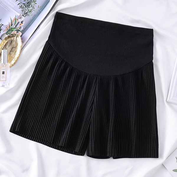 Casual σορτς για έγκυες γυναίκες φαρδύ μοντέλο με υψηλή μέση