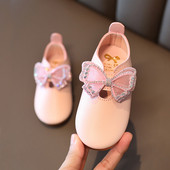 Öko bőrből készült gyerekcipő 3D elemmel és kövekkel