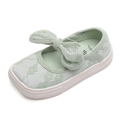 Παιδικά παπούτσια casual με κορδέλα και δίχτυ