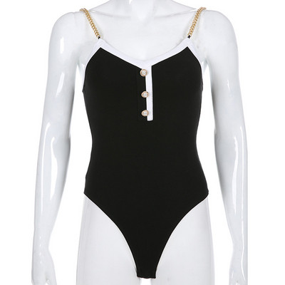 Γυναικείο κορμάκι με κουμπιά και λουράκια