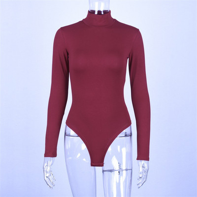 Γυναικείο μοντέρνο κορμάκι με μακριά μανίκια και κολάρο