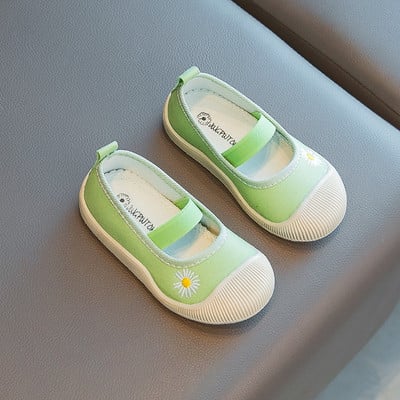 Tikitud ja kummiga vabaaja lastejalatsid tüdrukutele