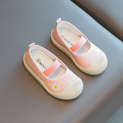 Tikitud ja kummiga vabaaja lastejalatsid tüdrukutele