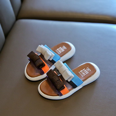 Παιδικές παντόφλες με κορδέλες για κορίτσια