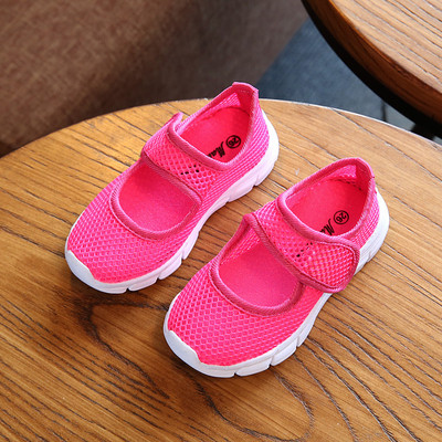 Ежедневни детски мрежести обувки с велкро лепенки