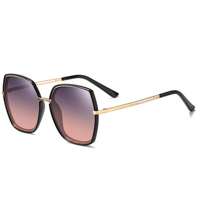 Stílusos női napszemüveg négyzet alakú, vékony kerettel
