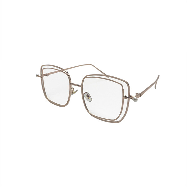 Κομψά γυναικεία γυαλιά σε τετράγωνο σχήμα με λεπτό σκελετό