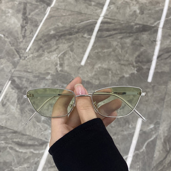 Стилни дамски слънчеви очила с тънка рамка